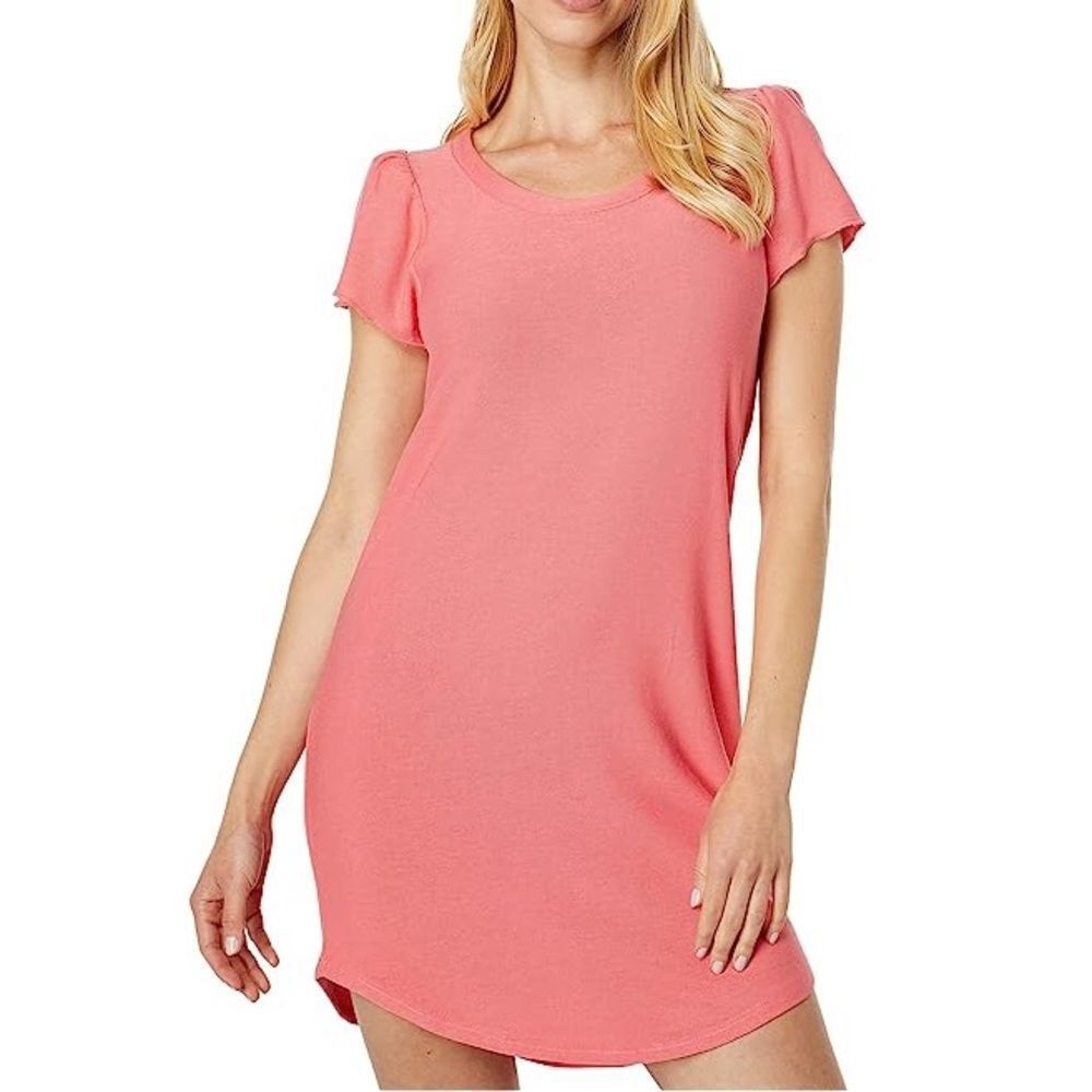 CHASER Cozy NWT Knit Puff Sleeve Dress- size M
